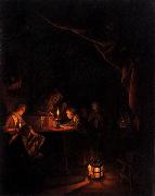 Gerard Dou The Night School. Germany oil painting artist